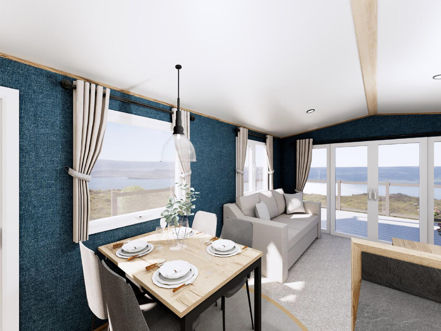 Living/Dining Room Landal Woodland Lakes